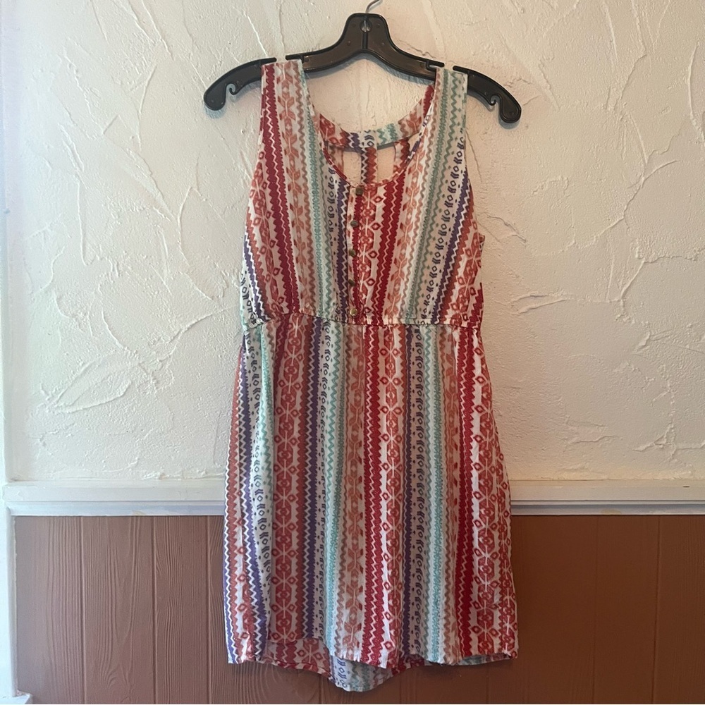 Striped Sleeveless Dress